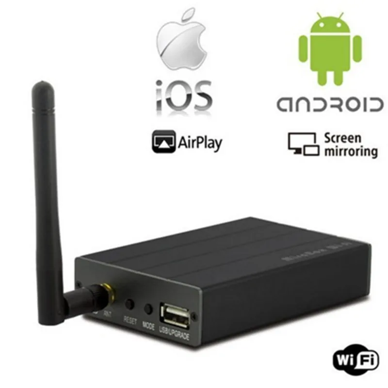 Newest Car Wi-Fi Mirabox Wi-Fi Airplay Miracast Allshare Cast Screen Mirroring For iPhone & Android Car Video Players car dvd345