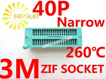 

20PCS 3M 40P Narrow Universal ZIF Socket 40pin