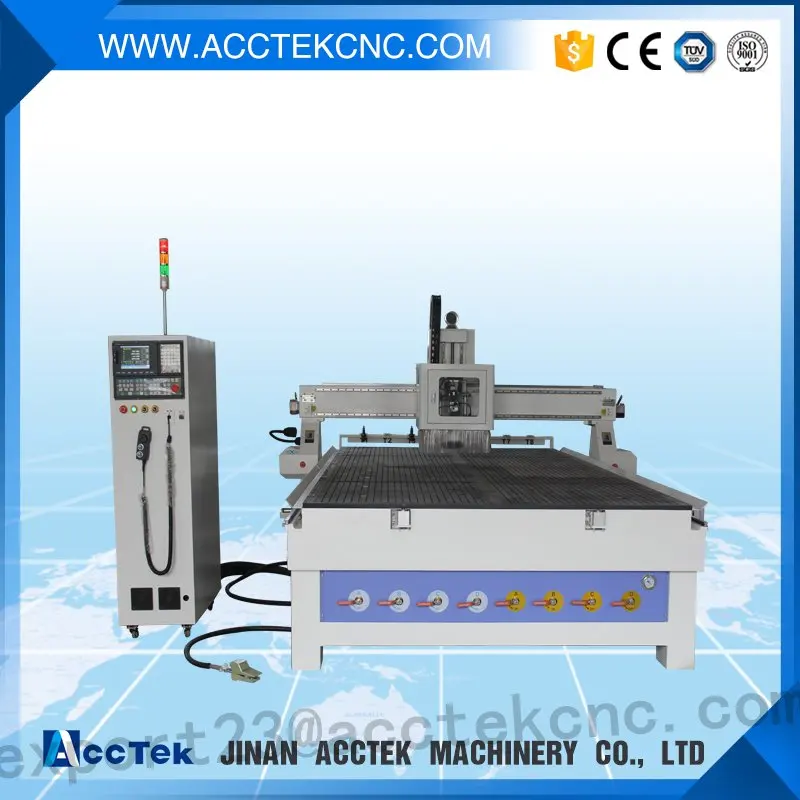 Цзинань AccTek гравировально-фрезерный станок с ЧПУ для резки древесины гравировальный станок столярные машины