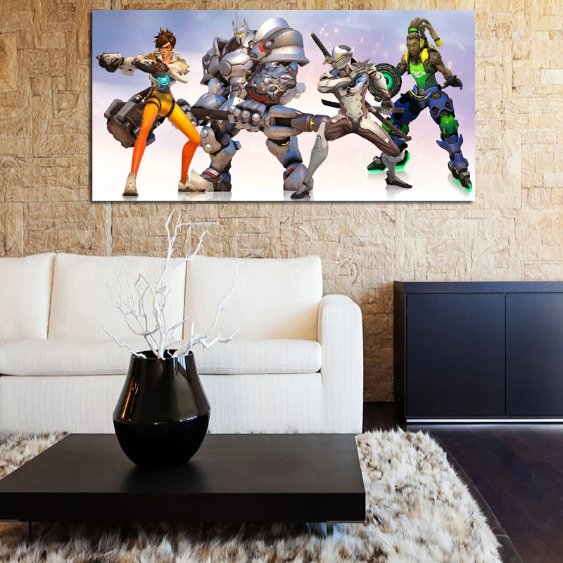 

Game Overwatches Characters Ranked Canvas Painting Prints Bedroom Home Decoration Modern Wall Art Oil Painting Posters Pictures