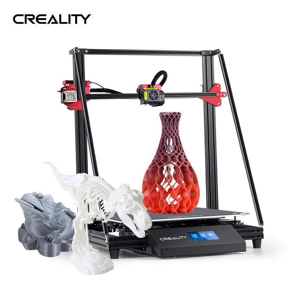 Creality 3D CR-10 Max настольный 3d принтер DIY Kit 450*450*470 мм Поддержка автоматического выравнивания печать с сенсорным экраном Тепло Кровать