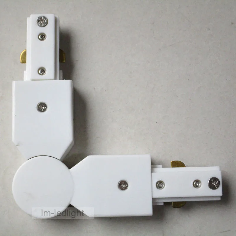 Arborister Socket Track Light Adapter Rail Connector For 2 Wire Rail Head Track Accessory