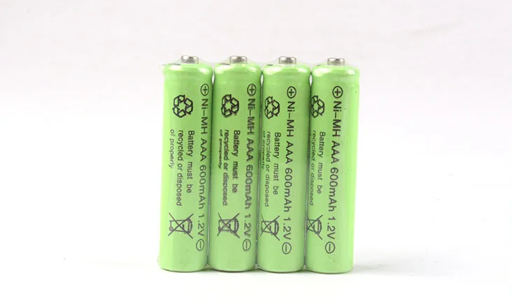 Dinto реальная емкость 600mAh 1,2 V NIMH NI MH AAA батареи NI-MH аккумуляторы для игрушек с дистанционным управлением фонарик MP3