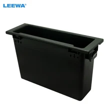 LEEWA 1DIN Car Stereo Radio Refitting Dash Installation Mounting Trim Fascia Console Storage Box Spacer For Mazda #CA1123