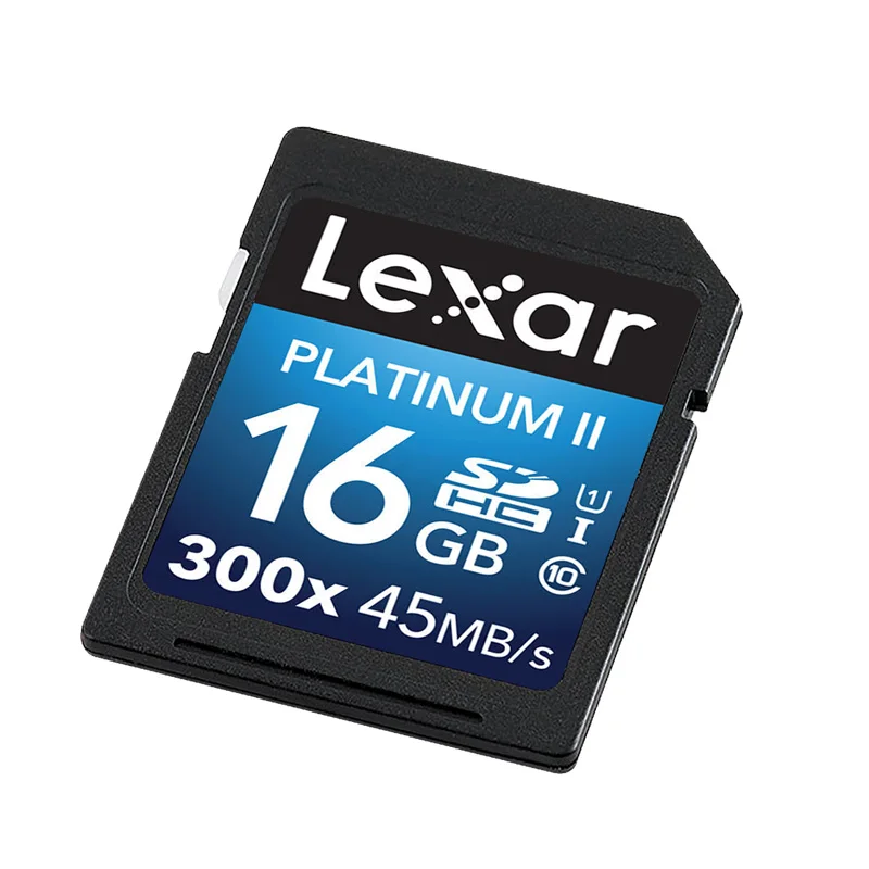 100 Original Lexar Flash SD Card 300x 16GB 32GB SDHC 45MB s cartao de memoria Class 5