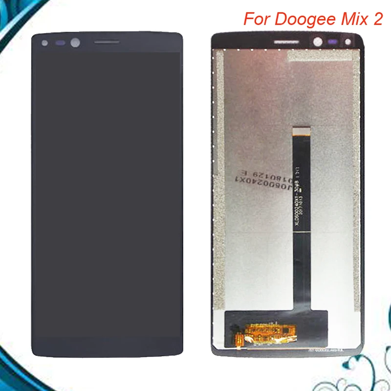 

Black Tested Working Well For Doogee Mix 2 LCD Display and Touch Screen 5.99" Digitizer Assembly Replacement