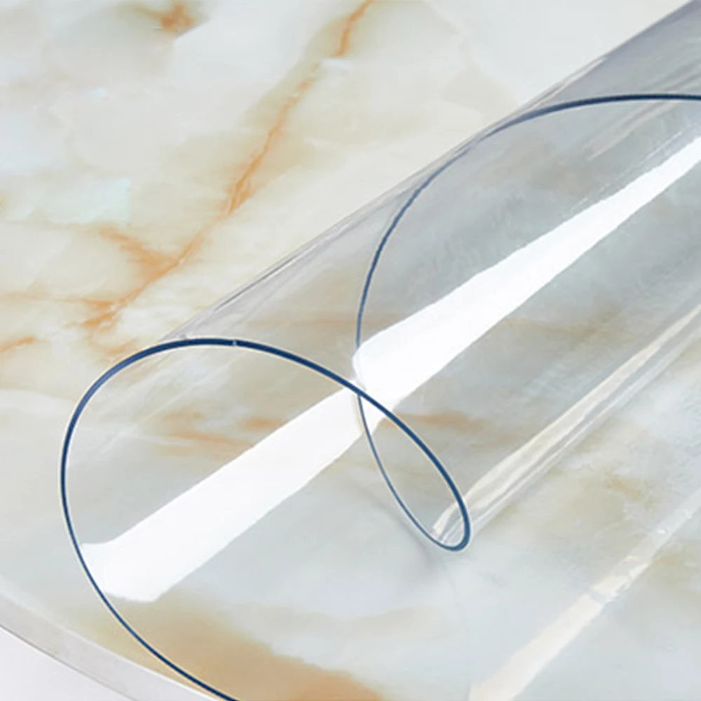 Пластиковая круглая скатерть из ПВХ силиконовая круглый обеденный стол покрытие