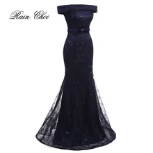 Elegant Mermaid Evening Dresses 2018 Off Shoulder Prom Dress Elegant Long Formal Gowns Lace Up Back