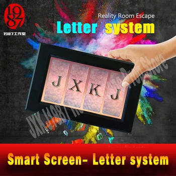 

Takagism real life escape room prop alphabet letter system smart screen find code unlock adventurer game puzzle device jxkj1987