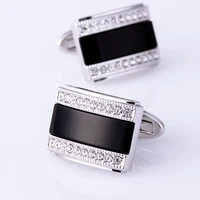 Black Crystal Cufflinks 4