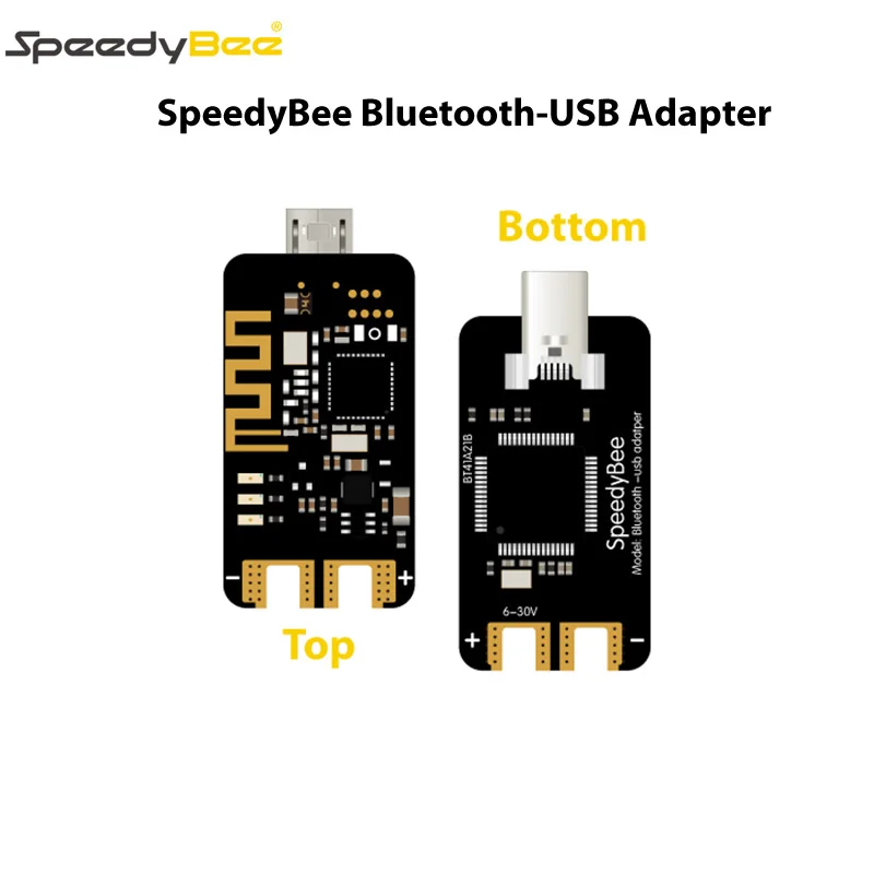 

RunCam Speedybee Bluetooth USB Adapter Support STM32/Cp210x USB Connector compatible with F4 Flight Controller for FPV Drone