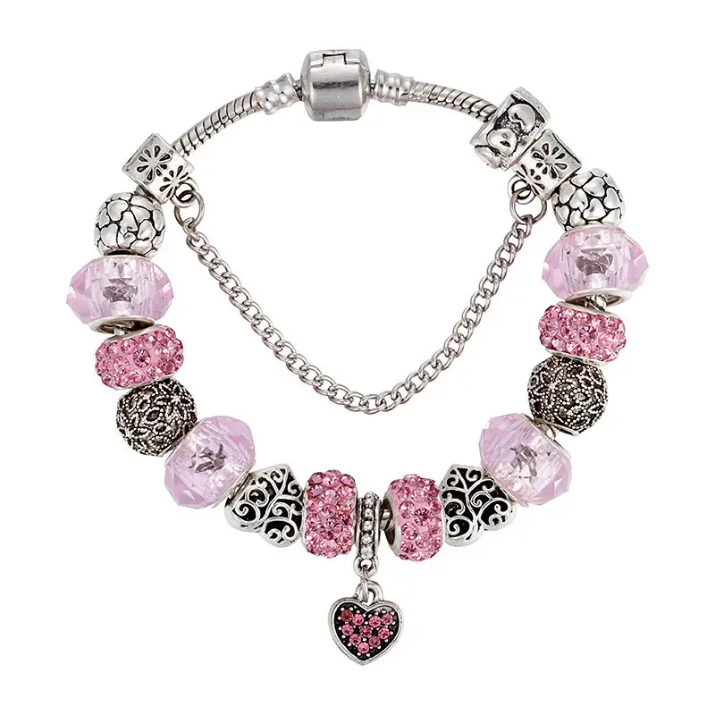 Drop Shipping Korean Style Women Magic Crystal Charm Bracelet-Chain & Murano Glass Bead Of Bead Bracelets Girl Fashion Jewelry
Drop Shipping Korean Style Women Magic Crystal Charm Bracelet-Chain & Murano Glass Bead Of Bead Bracelets Girl Fashion Jewelry