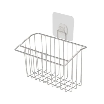 

304 kitchen stainless steel wall sink drainage rack dishcloth cleaning concentrate to accommodate hanging basket rack