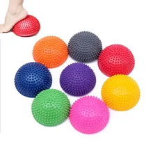 Yoga Half Ball Physical Fitness Appliance Exercise balance Ball point massage stepping stones bosu balance pods GYM YoGa Pilates 25cm mini yoga ball physical fitness ball for fitness appliance exercise balance ball home trainer balance pods gym yoga pilates