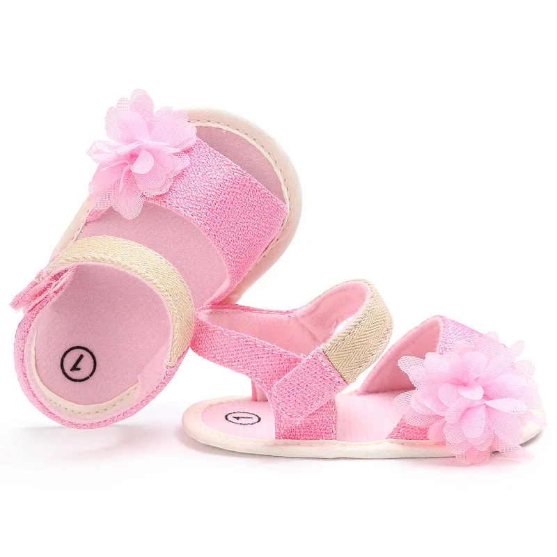 Сезон весна-осень; От 0 до 1 года для малышки с цветочным узором туфли принцессы мягкая подошва, Детские ботиночки для самых маленьких