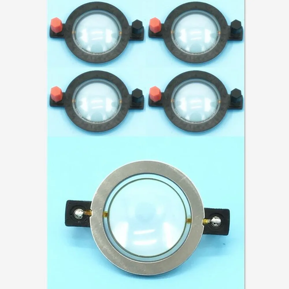 44,4 мм рупорный твитер диафрагмы Voice Coil полимерный композит фильм драйвера ВЧ кольцо мягкий звук Динамик ремонт DIY 5 шт