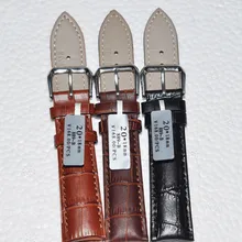 Прочный Мужской Женский ремешок из натуральной кожи для мужчин и женщин 12 14 16 18 20 22 24 мм ремешок из натуральной кожи с узором