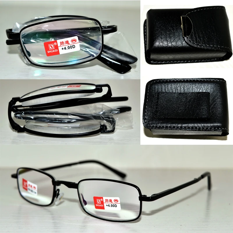 

Leesbril Pu Case Belt Easy Quality Foldable Noble Wear Anti-reflection Coated Reading Glasses+1.0 +1.5 +2.0 +2.5 +3.0 +3.5+4.0