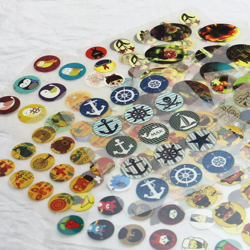 

17Designs PET Patches Offset Press Iron-on Patches for Light Cloth Fabric PET Transfer DIY Scrapbooking Materails Accessories