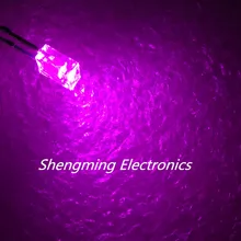 100 шт. 2x3x4 розовый LED Light Emitting Diode супер яркий прозрачный 600-800mcd