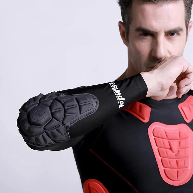 Breathable Sports elbow Protector Crashproof Basketball Soccer Moisture Guards Pads Arm Sleeve 2