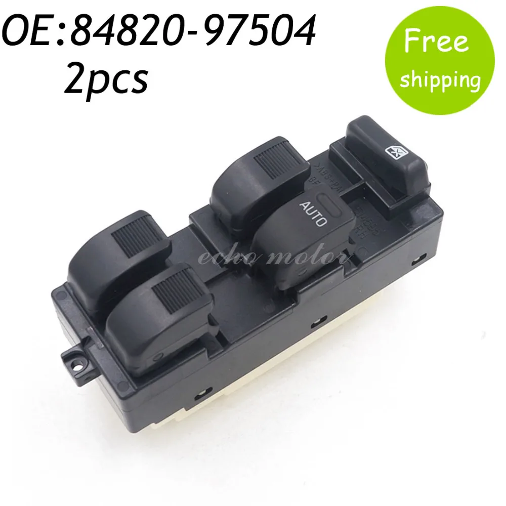 

New 2PCS Electric Power Window Switch For Toyota Sparky Cami Daihatsu Terios 84820-97504 8482097504 84820-B4040