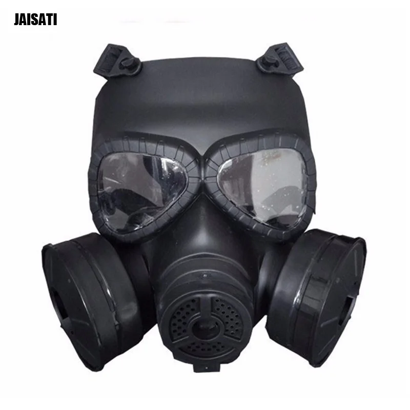 JAISATI Tactical Head Masks Resin Full Face Fog Fan For CS Wargame Airsoft Paintball Dummy Gas Mask with Fan For Cosplay Protect цена JAISATI Tactical Head Masks Resin Full Face Fog Fan For CS Wargame Airsoft Paintball Dummy Gas Mask with Fan For Cosplay Protect цены онлайн