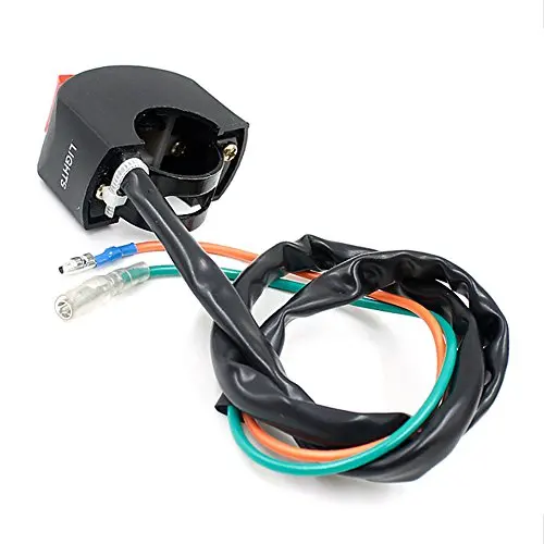 Motocicleta 7/8 pulgadas Universal manillar interruptor de montaje DC 12 V para moto luz antiniebla cabeza Sistema eléctrico Motocicleta 7/8 pulgadas Universal manillar interruptor de montaje DC 12 V para moto luz antiniebla cabeza Sistema eléctrico