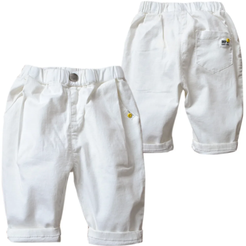 4120 summer kids baby shorts white kids shorts pants elastic waist cool
