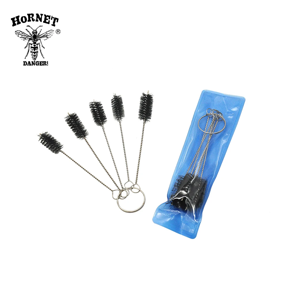 

10pcs Small Brush For Water Pipe Cleaner With 5 Brushs Shisha Hookah Smoking Pipe Cleaner Tools Metal Wooden Pipe Cleaners