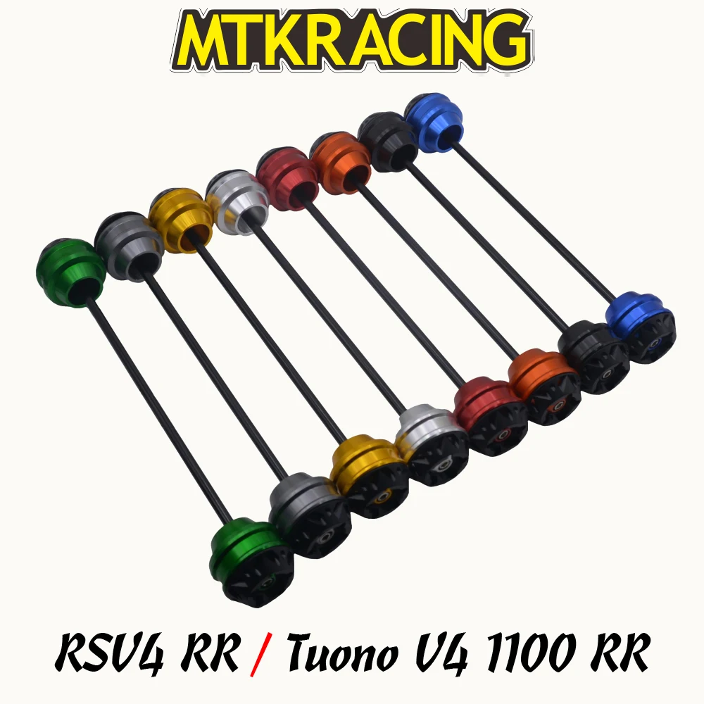 

MTKRACING For Aprilia RSV4 RR 09-18 Tuono V4 1100 RR 10-18 Motorcycle Front wheel Axle Slider shock absorber Falling Protection