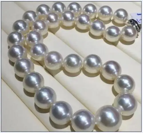 

BEAUTIFUL NEW 18"12-13MM SOUTH SEA WHITE PEARL NECKLACE