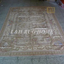 8'x10' французские Aubusson плетеные коврики ручной работы aubusson ковры