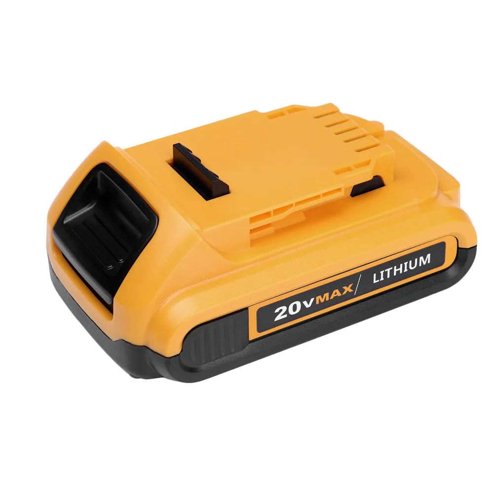 

20V 2000mAh Li-ion Rechargeable Power Tools Battery Replace with lamp for Dewalt DCB200 DCB201 DCB203 DCB205