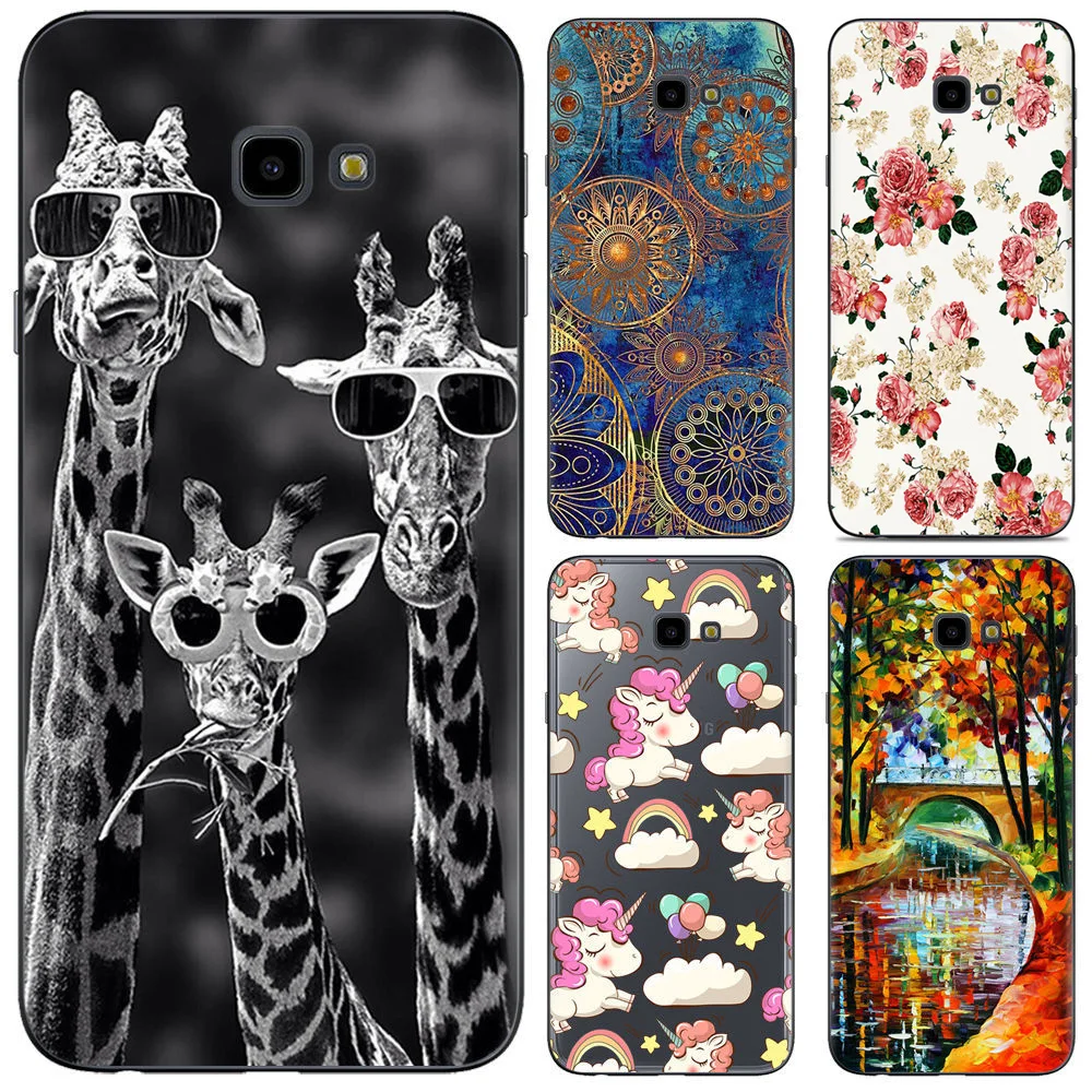 KSAM1038_1_Painted Soft Case for Samsung Galaxy J4 Plus J4 Prime 2018 J415 6.0 inch Silicone Phone Cases