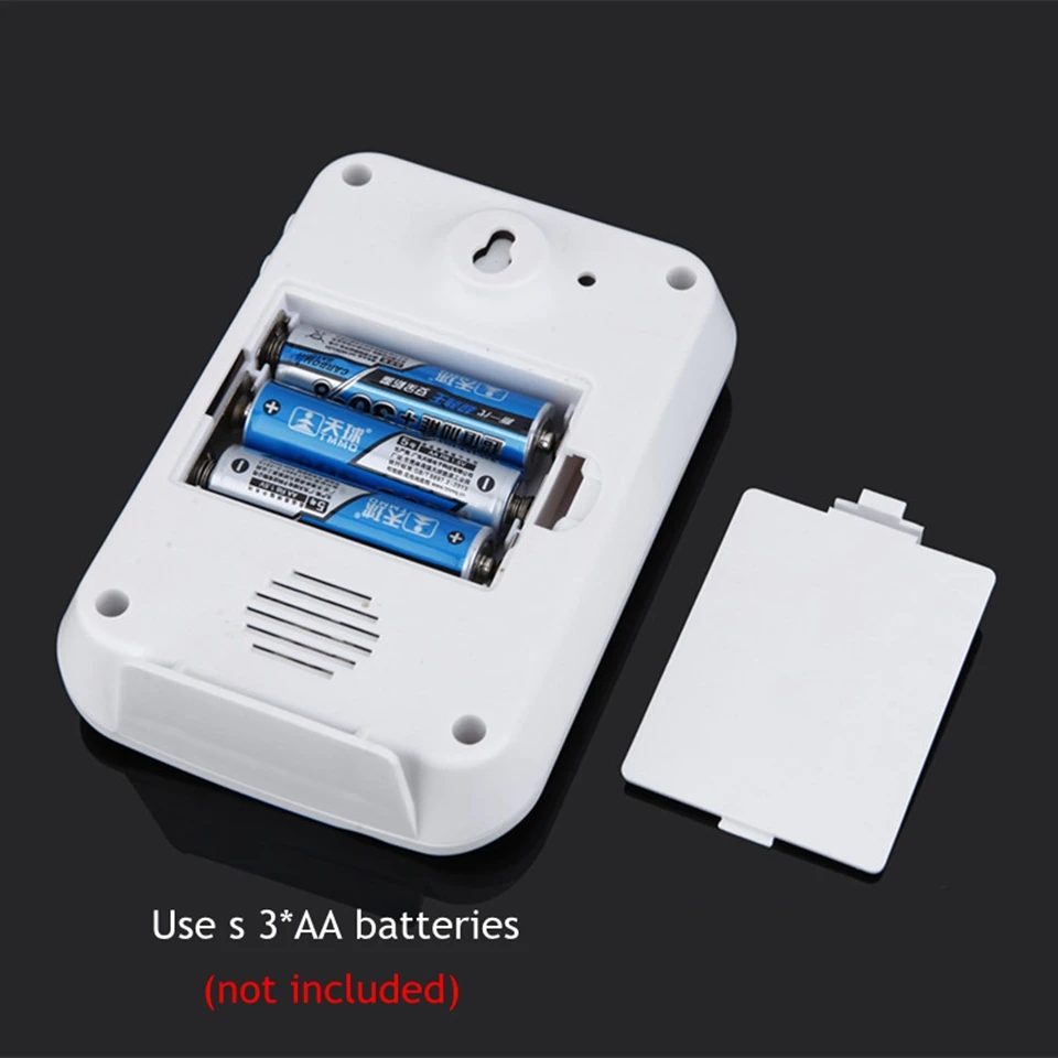 5-New-style-Wireless-Doorbell-DC-battery-Door-Chime-200M-operating-range-waterproof-1-transmitter-1-receiver