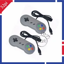 2PCS/Lot Super Nintendo SNES USB Controller Game Pad Joypad Joystick for PC Raspberry Pi 3 Model B Retropie