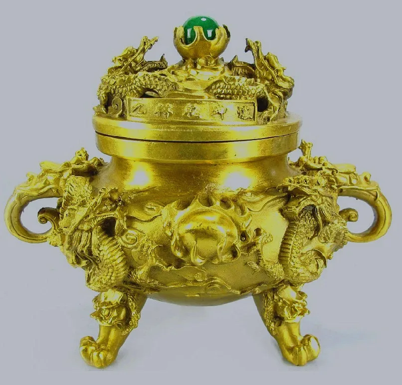 

Copper kowloon incense incensing events copper santalwood furnace Small apotropaic