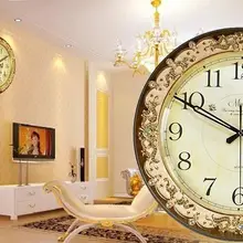 Мода Античный деревенский большой немой настенные часы Мода античной моды кварцевые часы Современные часы