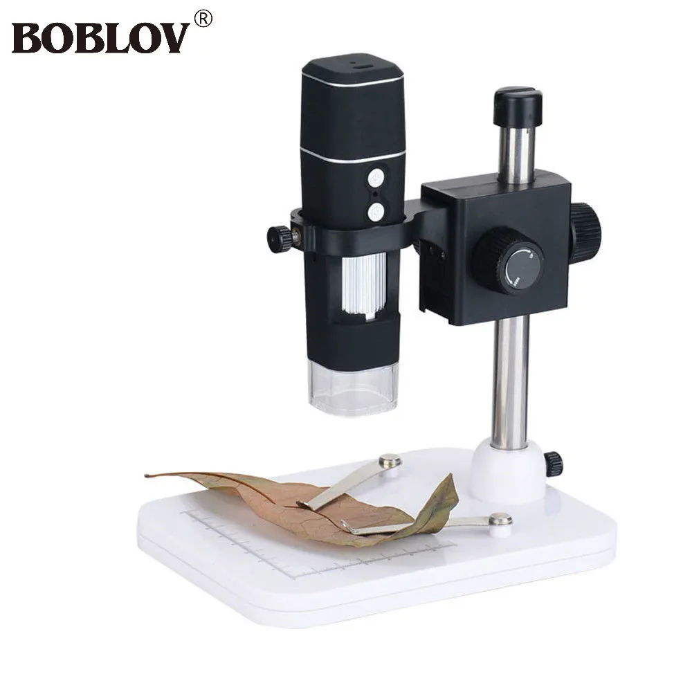 BOBLOV 300X WiFi Digital USB Microscope Handheld Electronic Magnifier