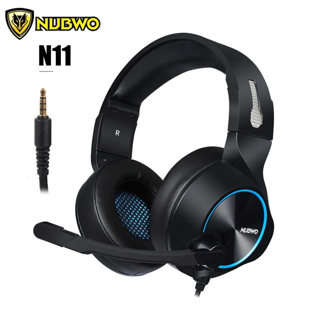 Nubwo N11 PC Gamer Headset  Casque Computer Gaming Headphones with Microphones  (1)