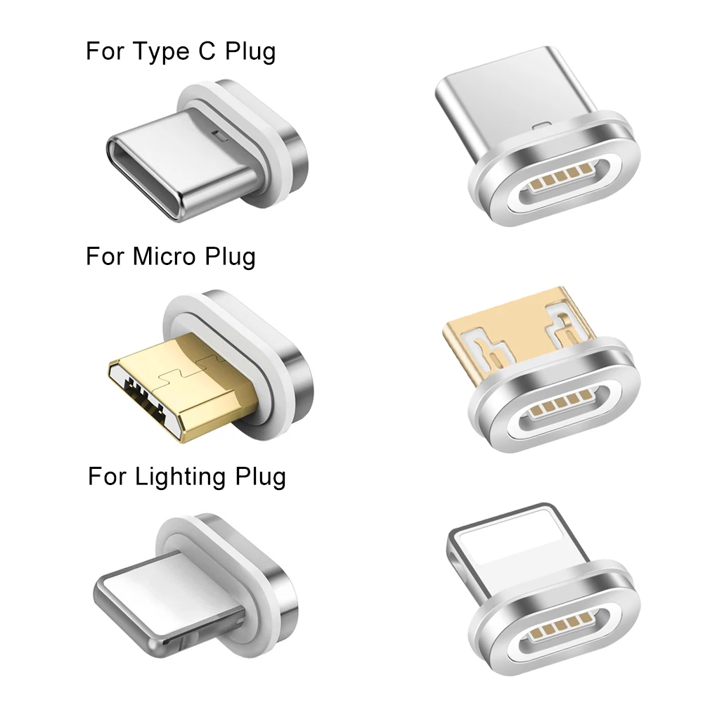 Магнитный кабель А. С. Штепсельная вилка типа C Micro USB C кабель для быстрой зарядки и передачи данных штепсельная Вилка для телефона Microusb Магнитный зарядный Шнур адаптер