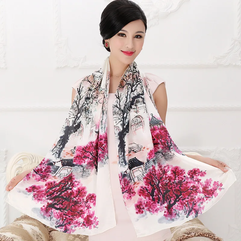 DANKEYISI популярный шарф Desigual натуральный шелковый роскошный шарф для женщин цветочный летний шарф модный женский шарф