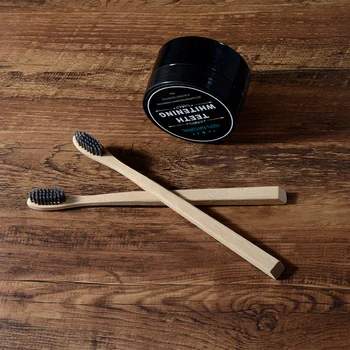 Adults Eco Friendly Toothbrushes 10PC Vegan Bamboo Toothbrush Bamboo Fibre Soft Bristles Bamboo Handle Biodegradable Toothbrush 1