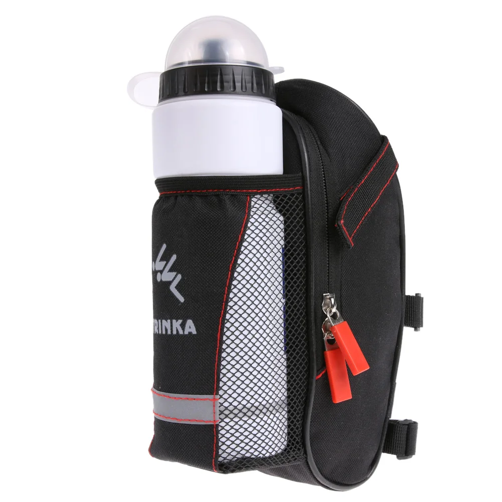Goede Fiets Zadeltas Bike Zadel Fles Mount Fietsen Rear Seat Tail Bag Voor Fiets Accessoires Bisiklet Aksesuar Dubbele Rits