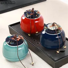 Ручная Керамическая герметичная маленькая чайная банка, портативная Чайная Коробка для хранения чая, домашний Кухонный Контейнер, аксессуары для чая