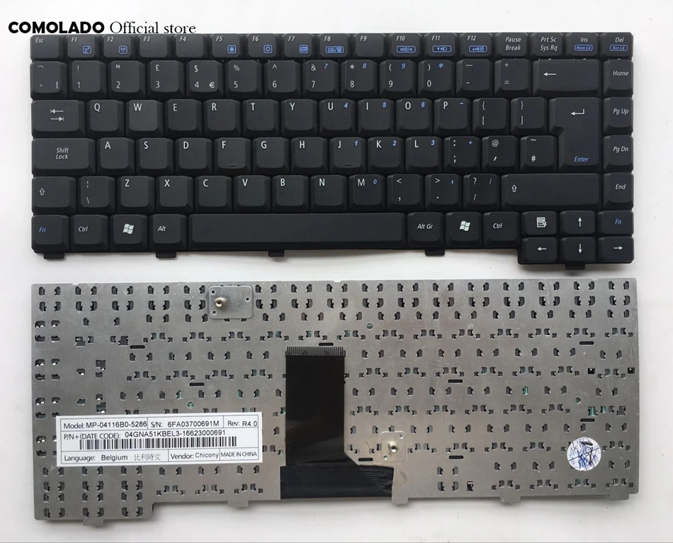 

UK Keyboard For ASUS A6J A3 A6000 A3000 A6 A6T A3500 A6R Black Laptop keyboard UK Layout