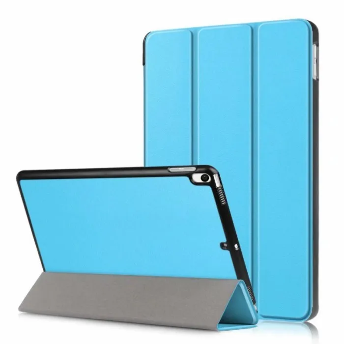 sky blue Чехол для iPad Air 3-го поколения 10,5, Магнитный смарт-чехол, трехслойная задняя крышка-подставка для iPad Air 3, 10,5 дюймов,+ пленка+ ручка - Цвет: sky blue