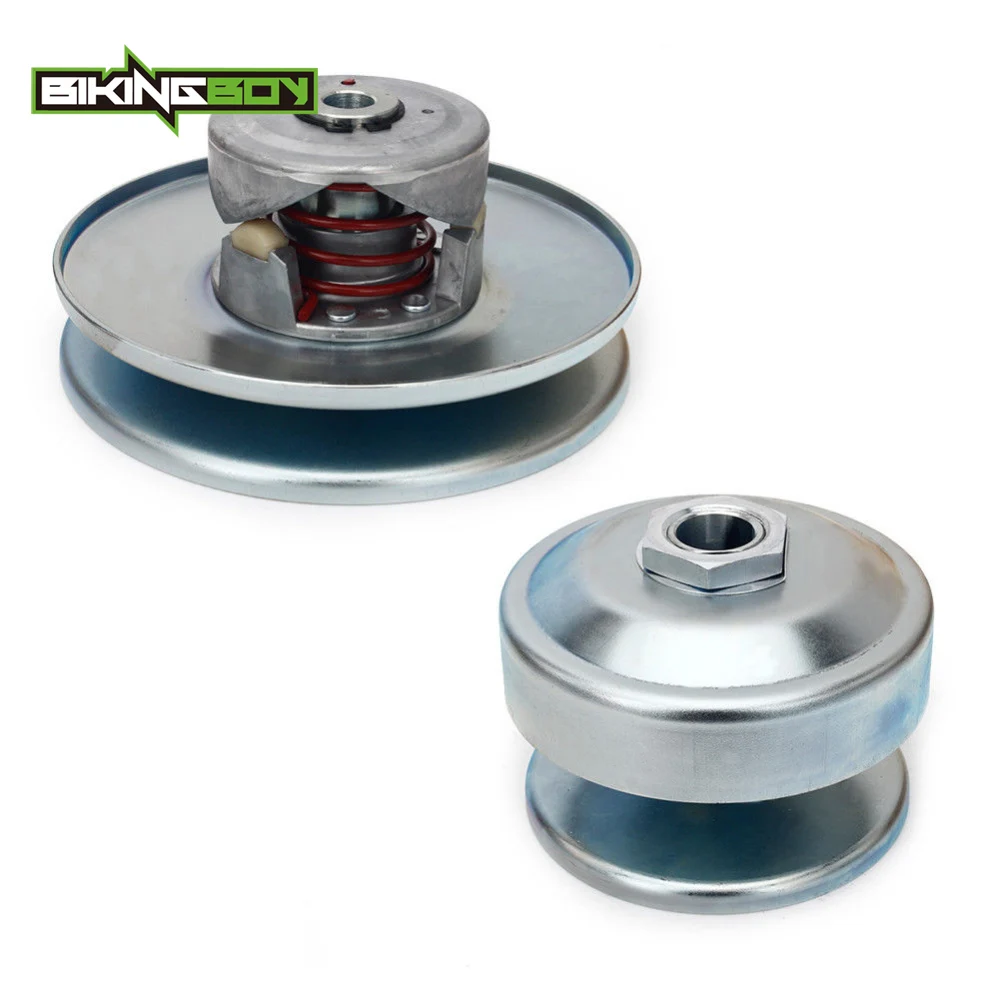 

BIKINGBOY Go Kart Torque Converter 40 Series 3/4" 5/8" 7/8" Driven 1" Driver Clutch Pulley Set for Briggs Robin Tecumseh Honda