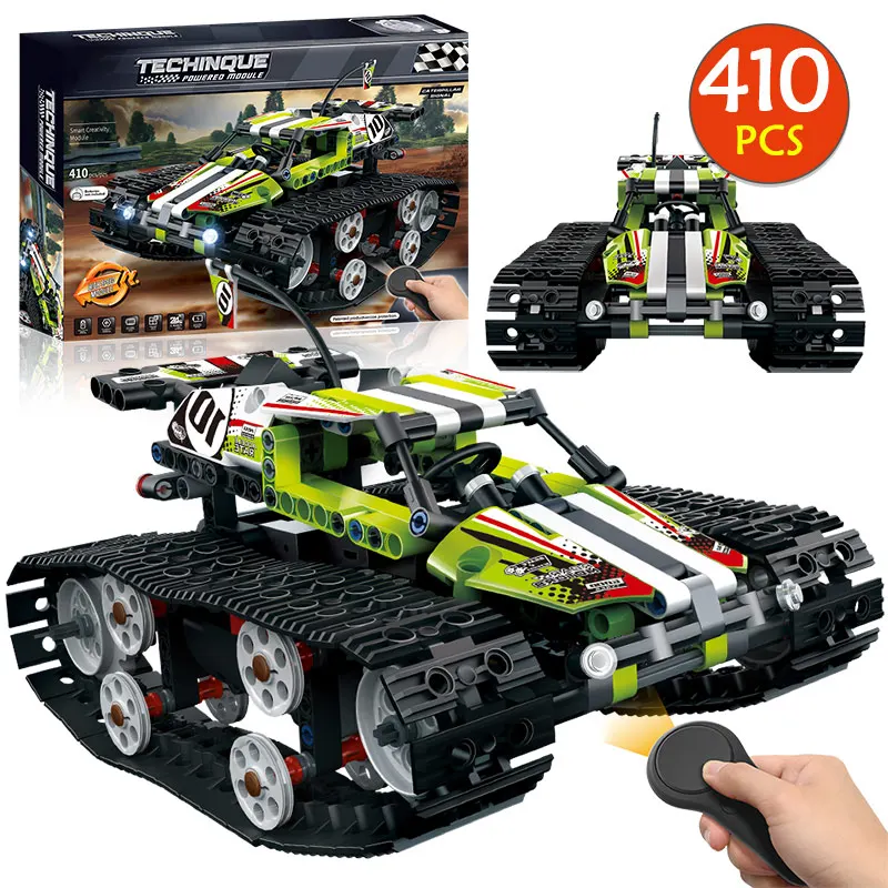 Tracked Racer Car Bricks Remote Control Motor Compatible LegoINGLY Technic font b RC b font Power